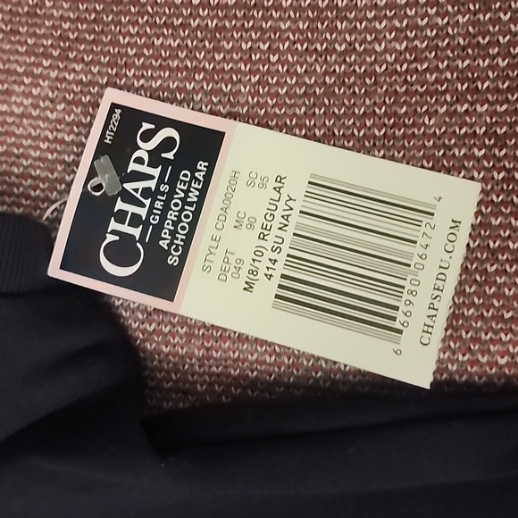 Chaps Girls Approved Schoolwear Size Medium 8/10 Regular  NWT - Picture 6 of 7